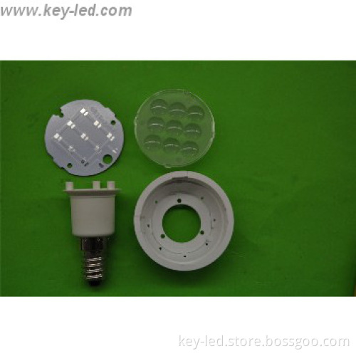 National patent Plastic 4W E17 led spotlight housing